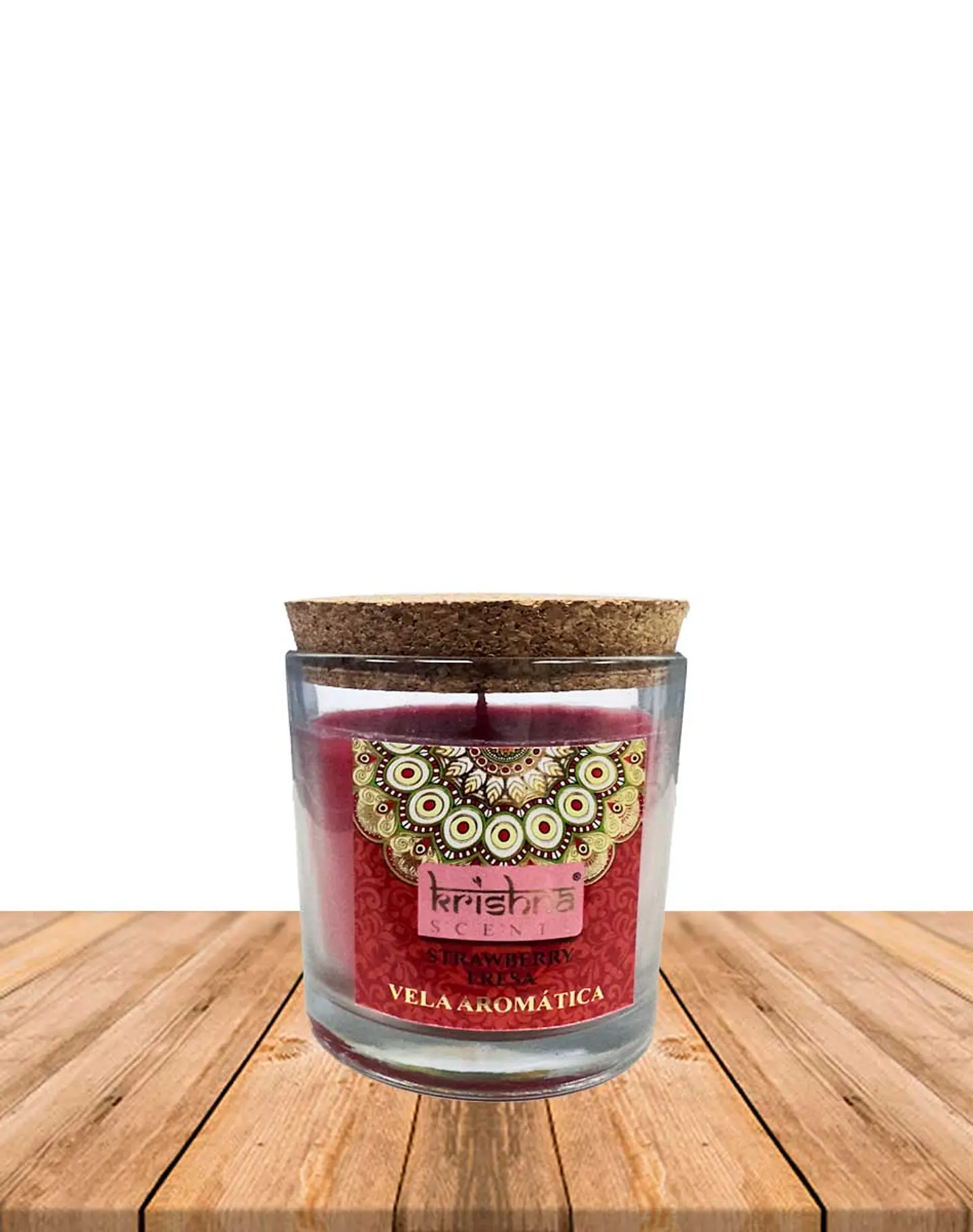 Vela Aromática  Krishna 120 GR - Frutilla 3
