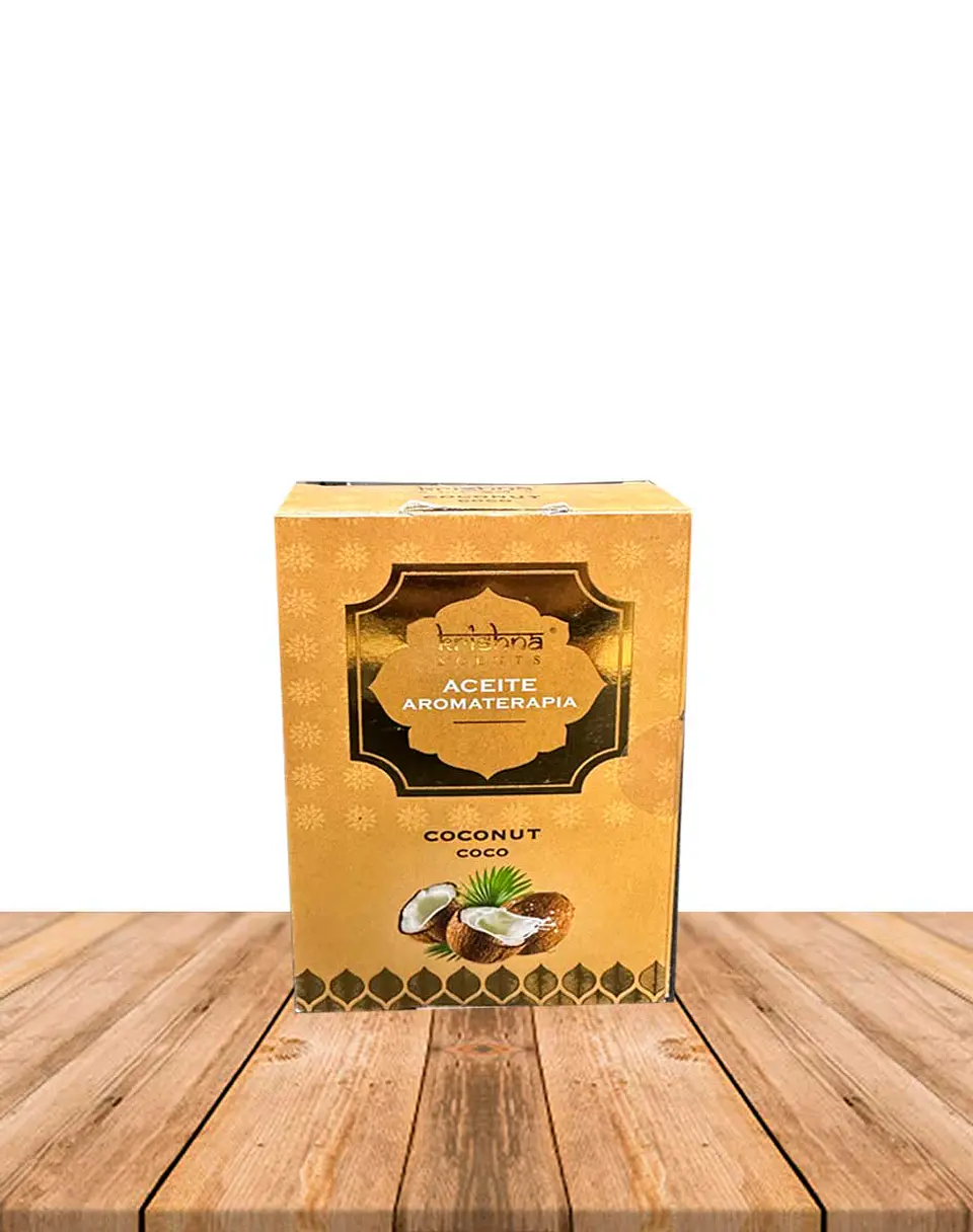Aceite aromatico Krishna 25ml Coco con gotero. 3