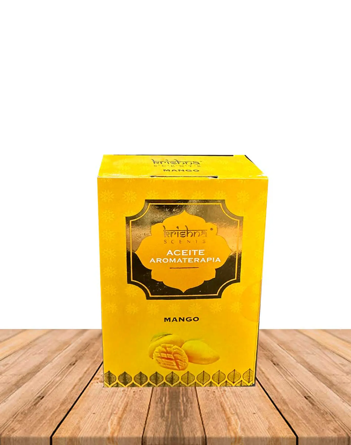 Aceite aromatico Krishna 25ml Mango con gotero. 3
