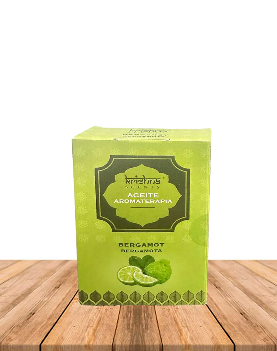 Aceite aromático Krishna 25ml Bergamota con gotero. 3