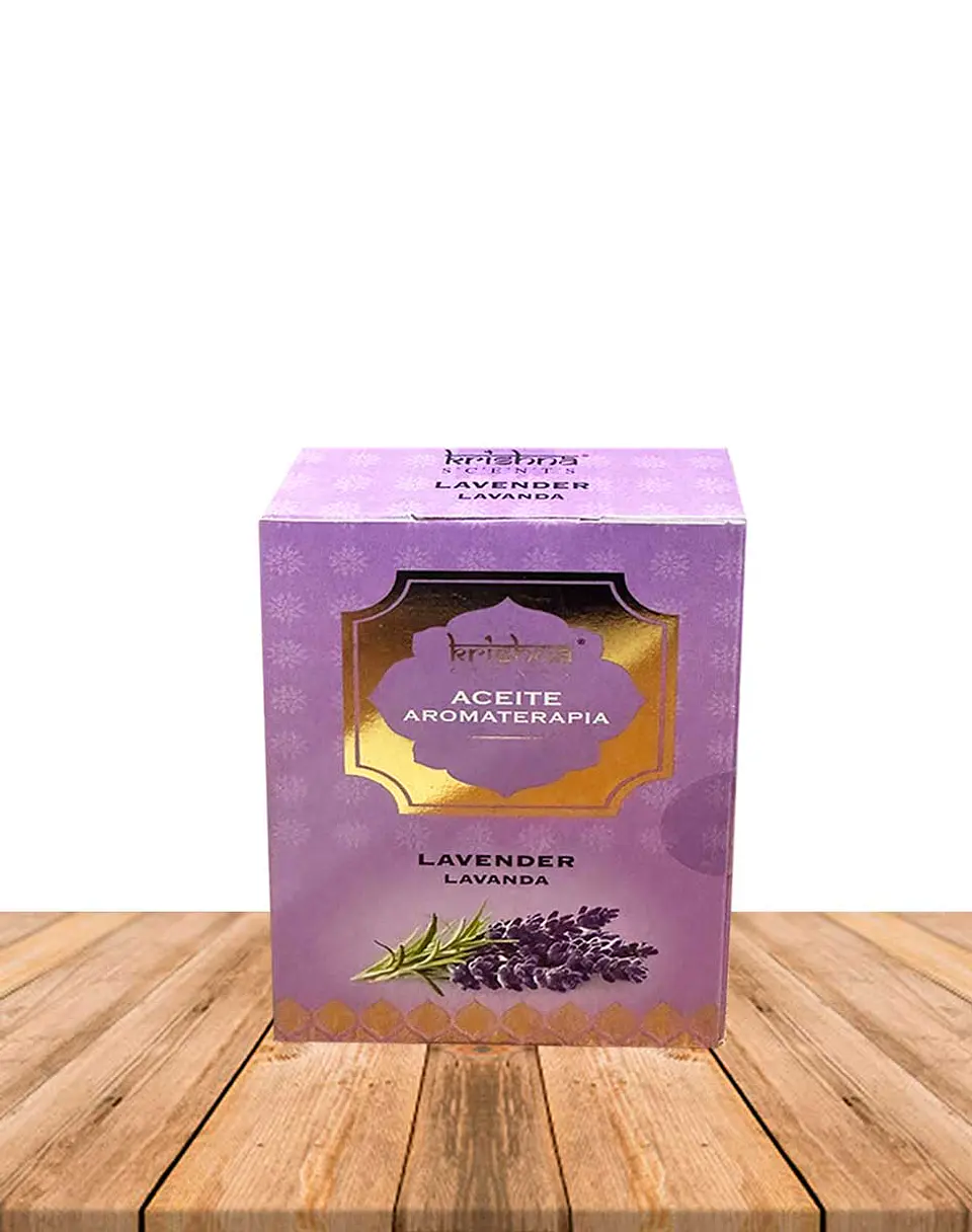 Aceite aromático Krishna 25ml Lavanda con gotero. 3