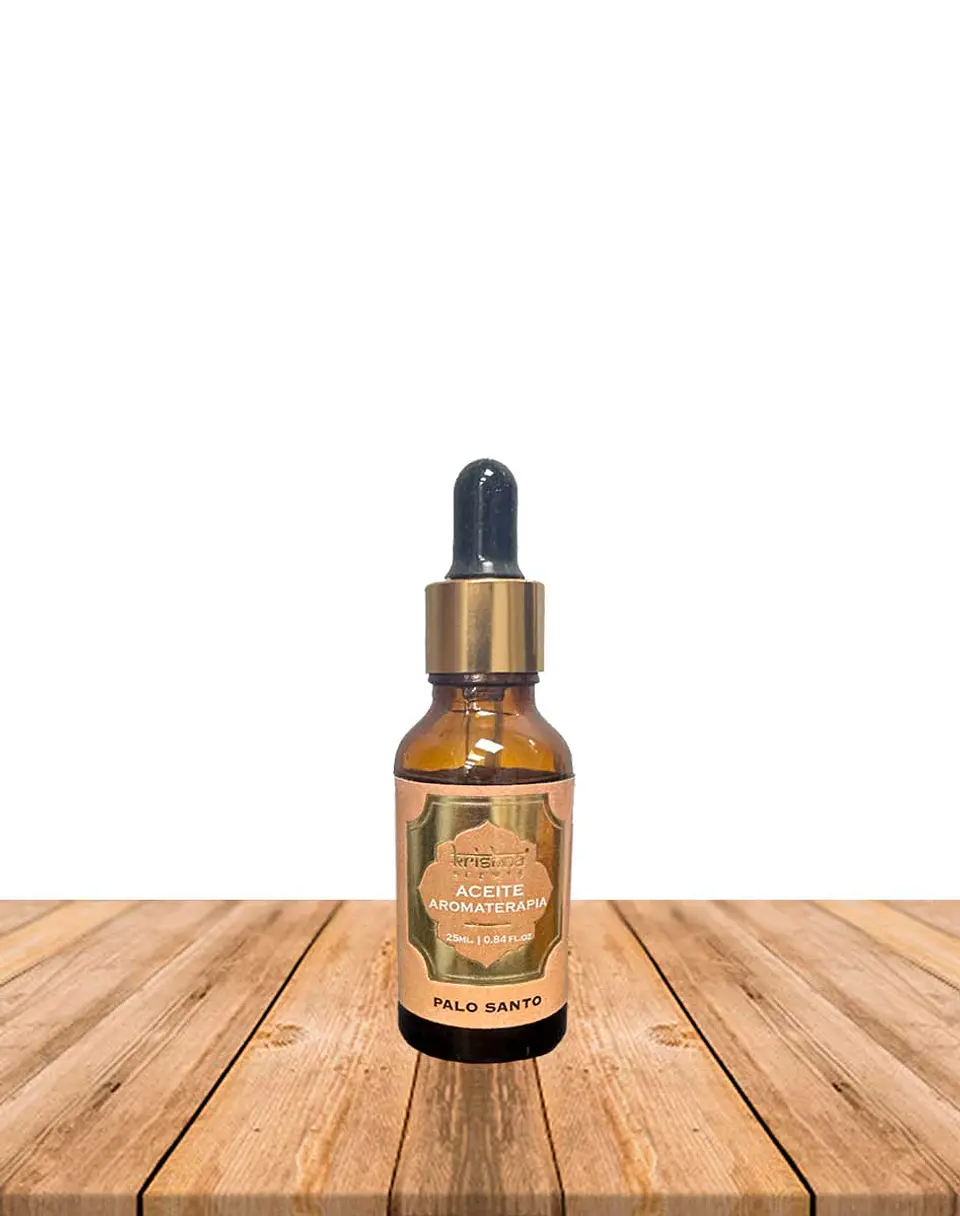 Aceite aromático Krishna 25ml Palo santo con gotero. 2
