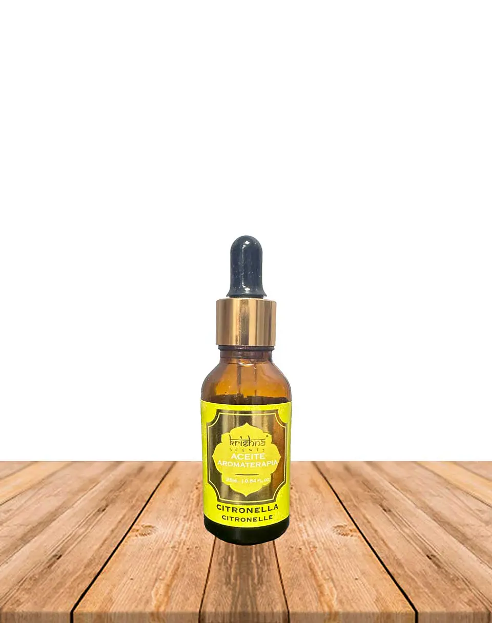 Aceite aromático Krishna 25ml Citronella con gotero. 2
