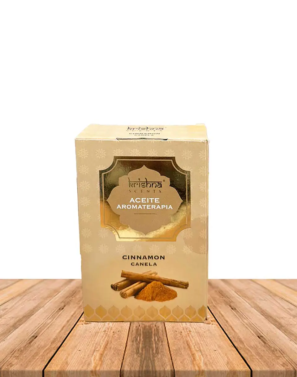 Aceite aromático Krishna 25ml Canela con gotero. 3
