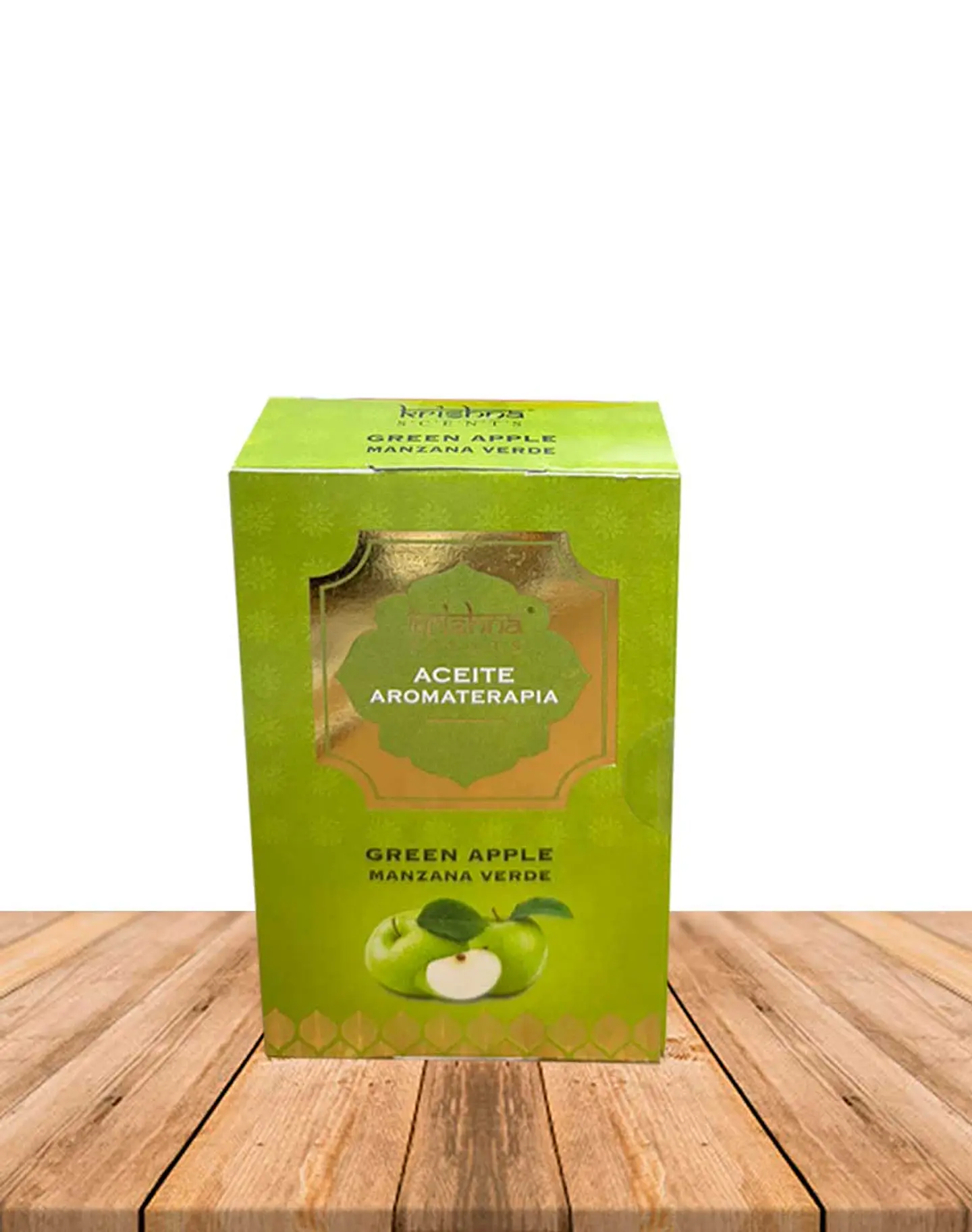 Aceite aromático Krishna 25ml Manzana Verde con gotero. 3