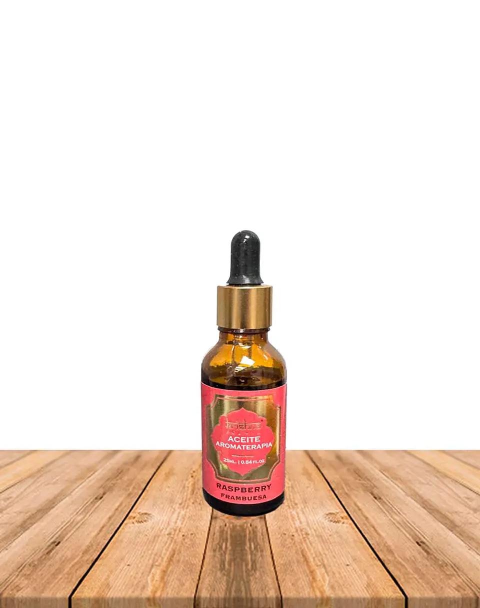 Aceite aromático Krishna 25ml Frambuesa con gotero. 2