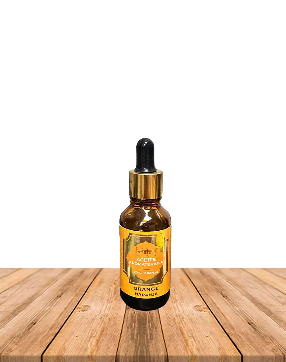 Aceite aromático Krishna 25ml Naranja con gotero. 2