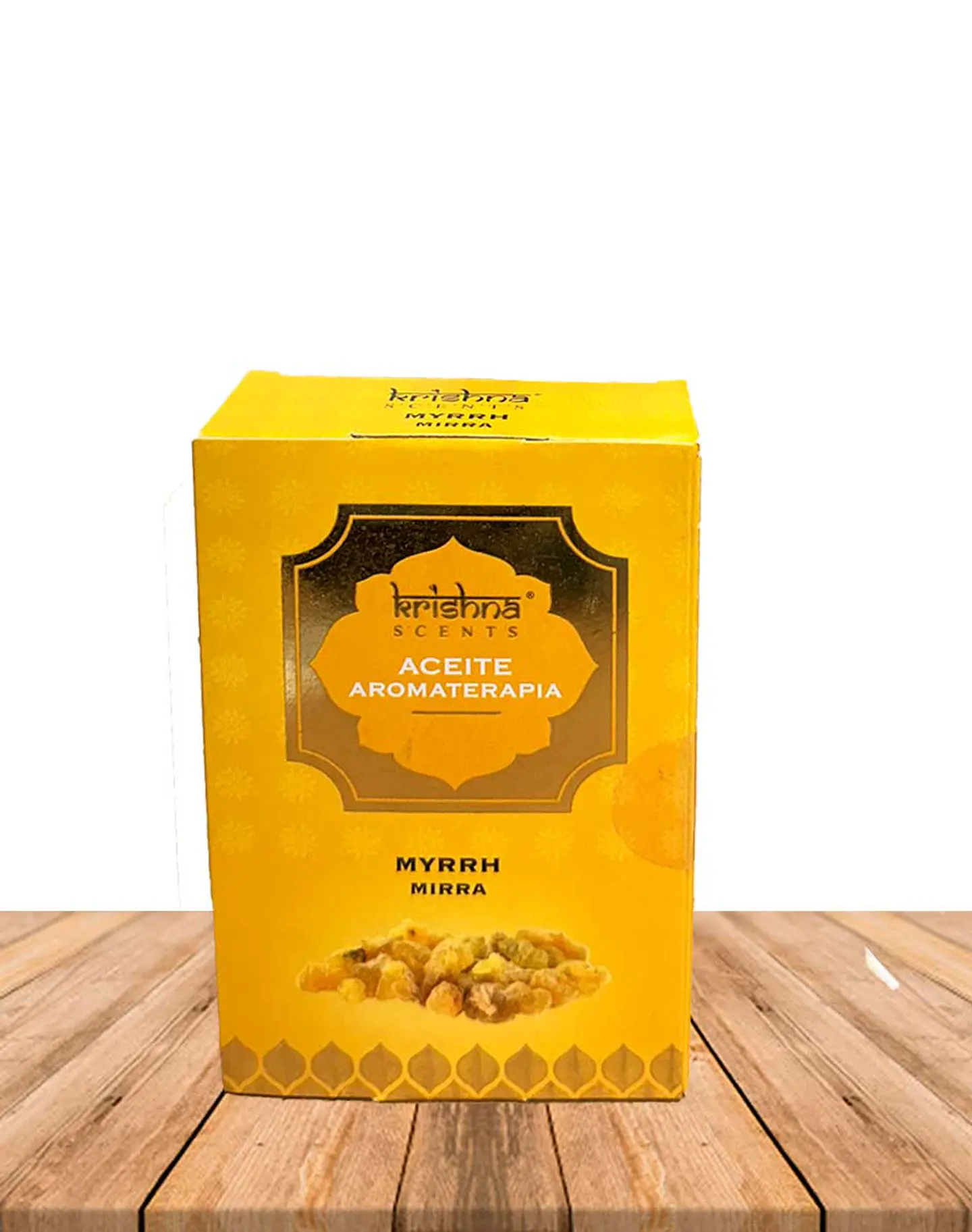 Aceite aromático Krishna 25ml Mirra con gotero. 3