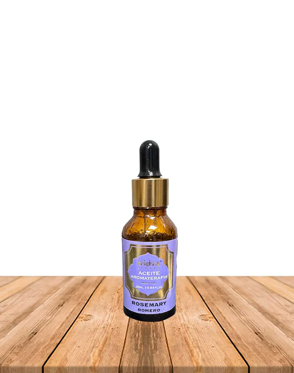 Aceite aromático Krishna 25ml Romero con gotero. 2