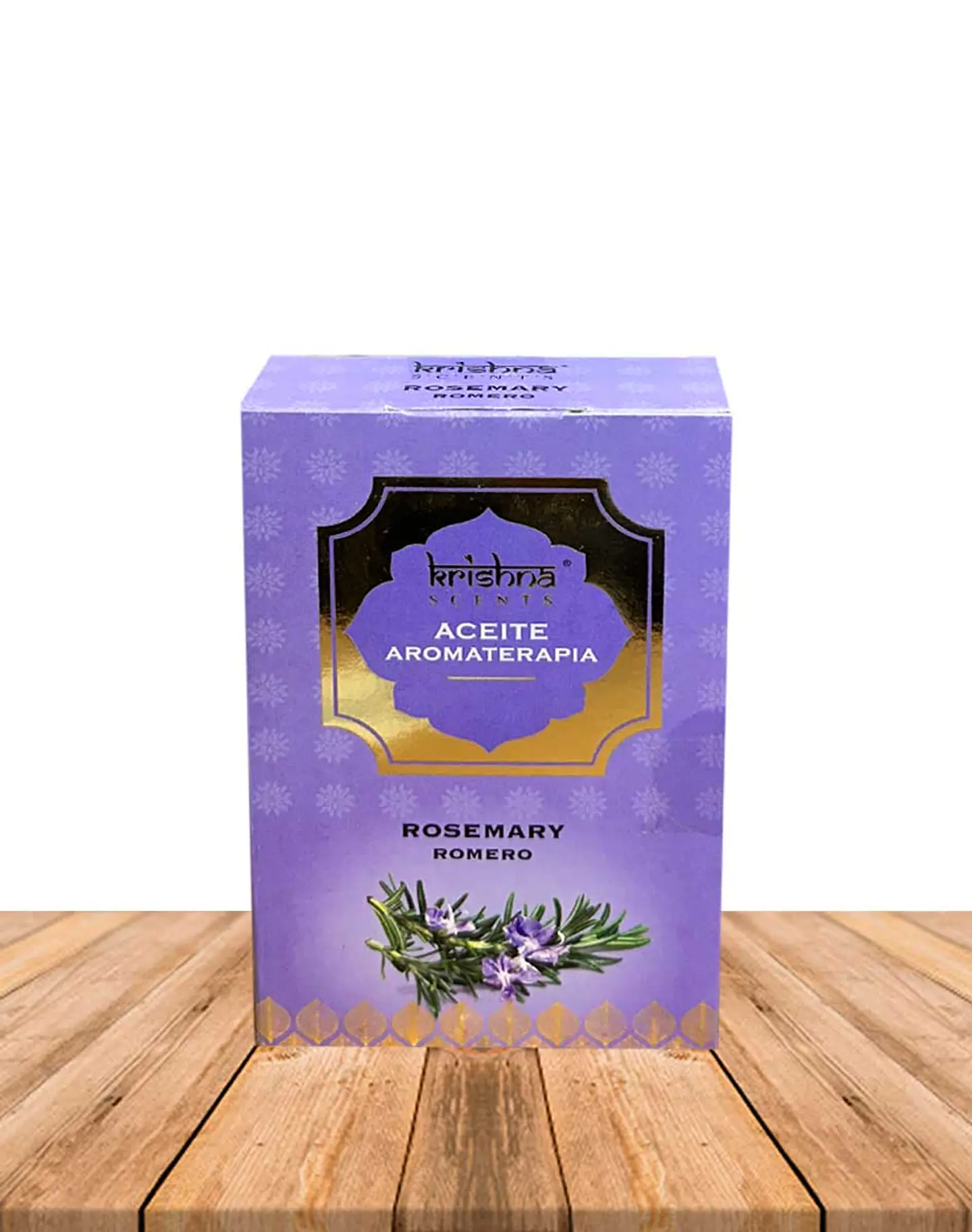 Aceite aromático Krishna 25ml Romero con gotero. 3