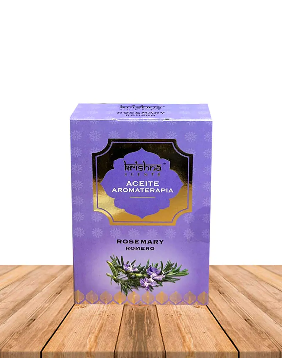 Aceite aromático Krishna 25ml Romero con gotero. 3