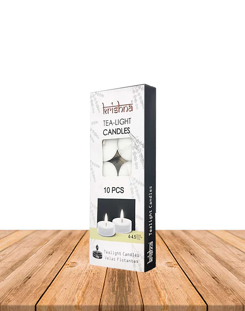 Vela Tealight Krishna de 4 a 4,5 horas