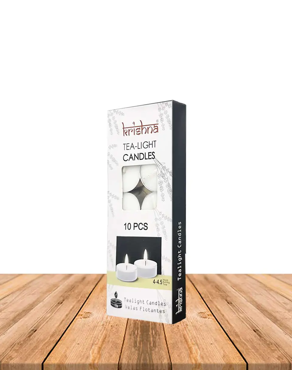 Vela Tealight Krishna de 4 a 4,5 horas 1