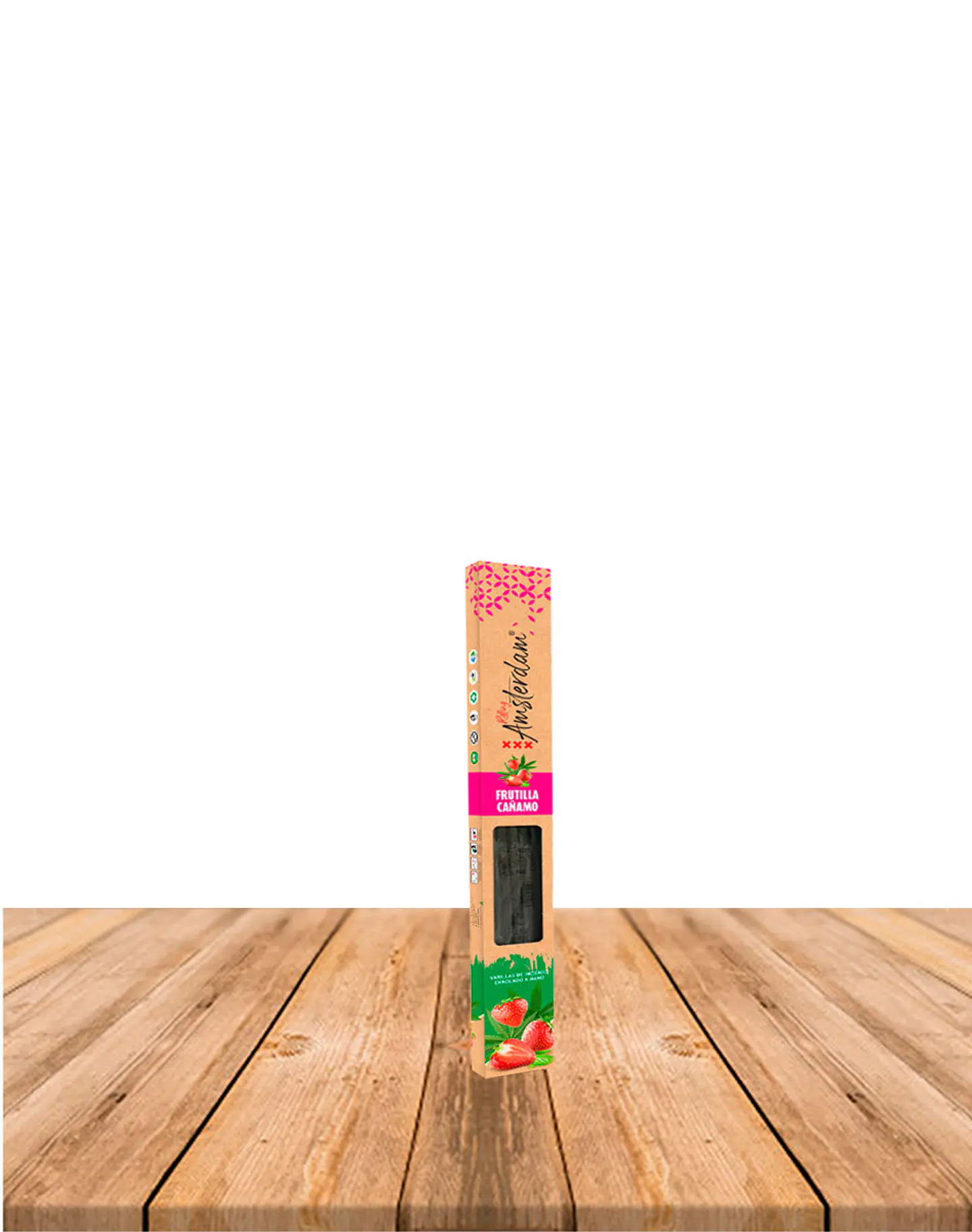 Incienso Jardin Rolling Amsterdam 20 Cm Frutilla Cañamo 2