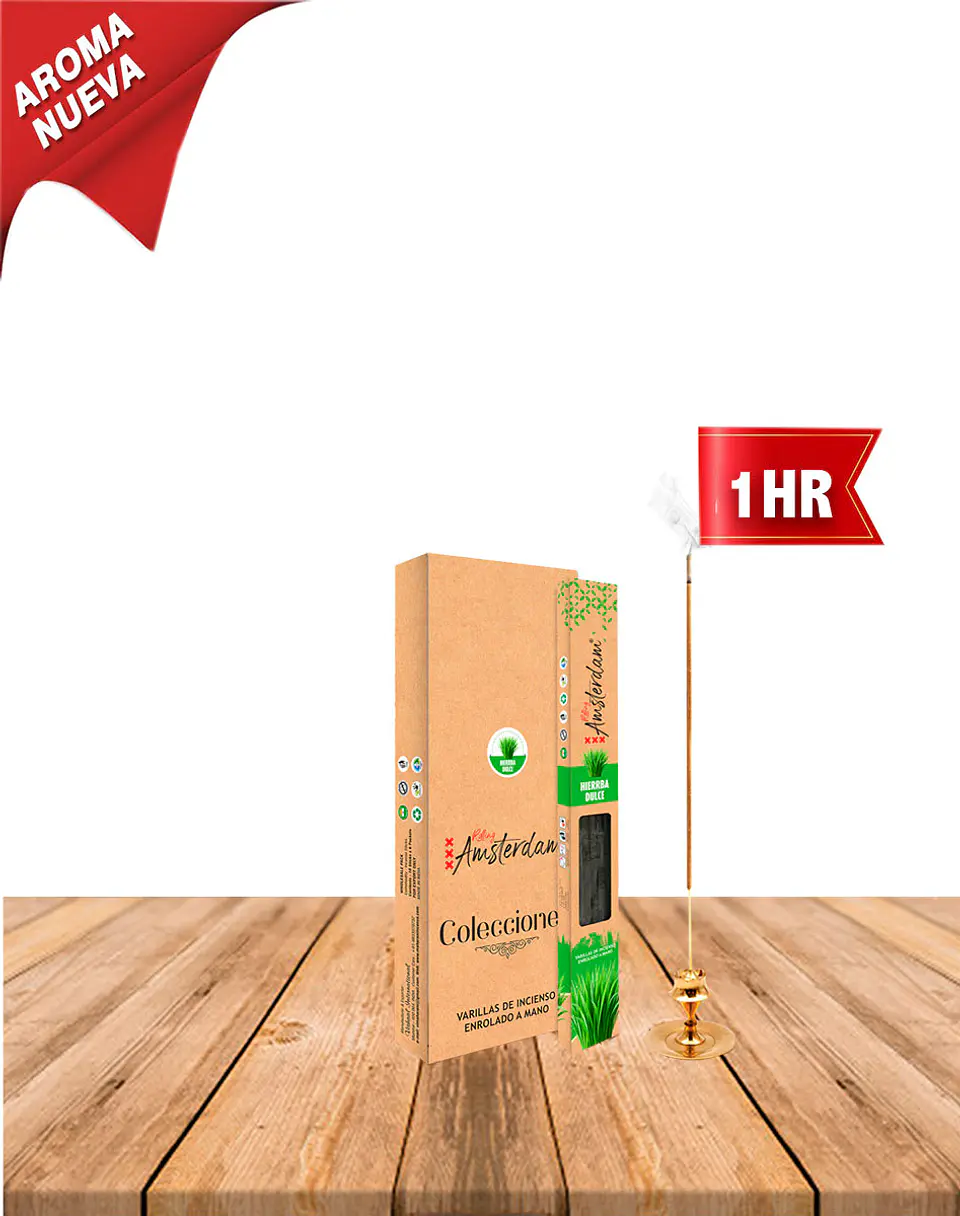 Incienso Jardin Rolling Amsterdam 20 Cm Hierba dulce 1