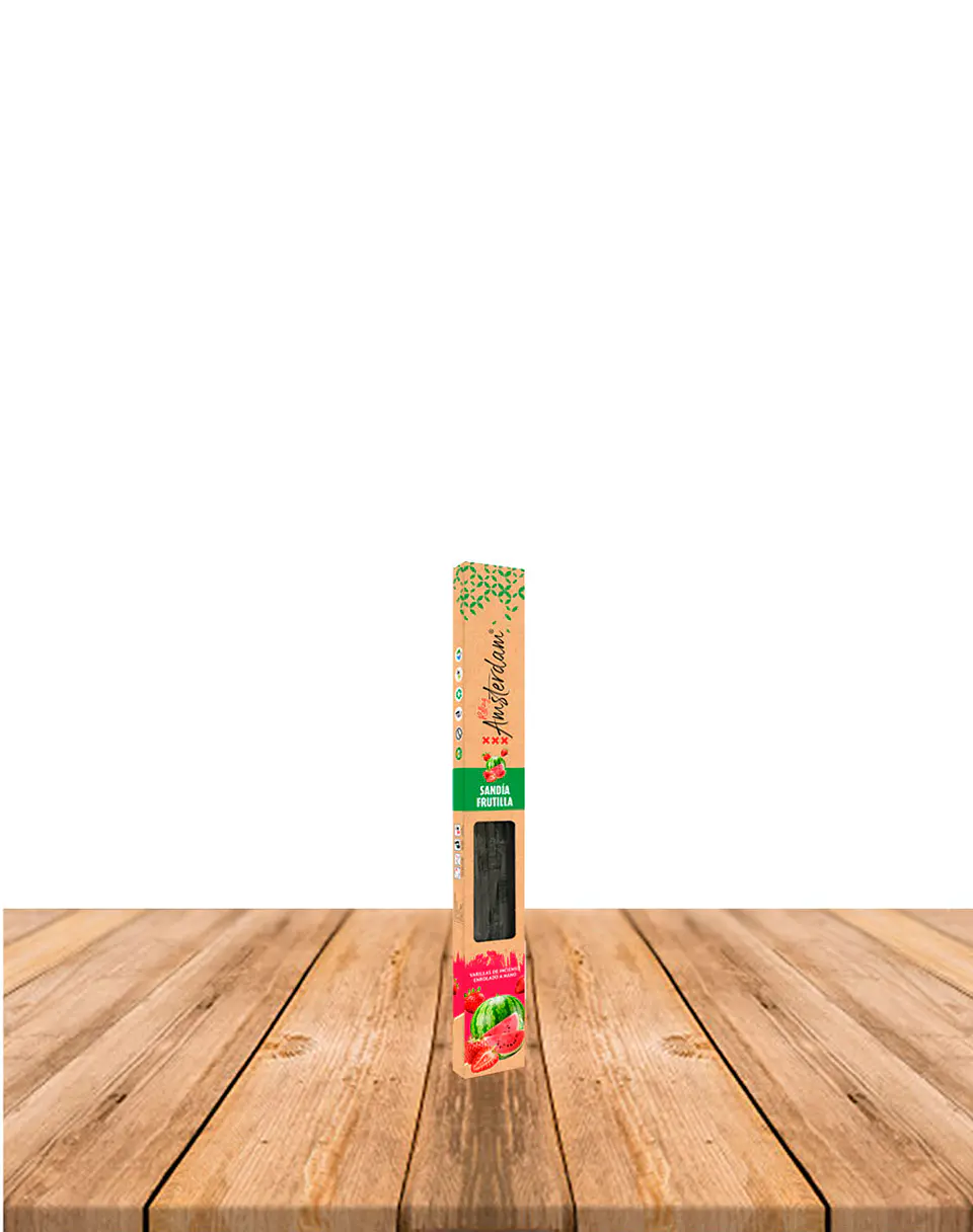 Incienso Jardin Rolling Amsterdam 20 Cm Sandía Frutilla 2
