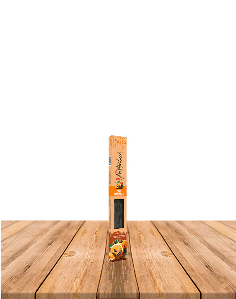Incienso Jardin Rolling Amsterdam 20 Cm Café Naranja 2