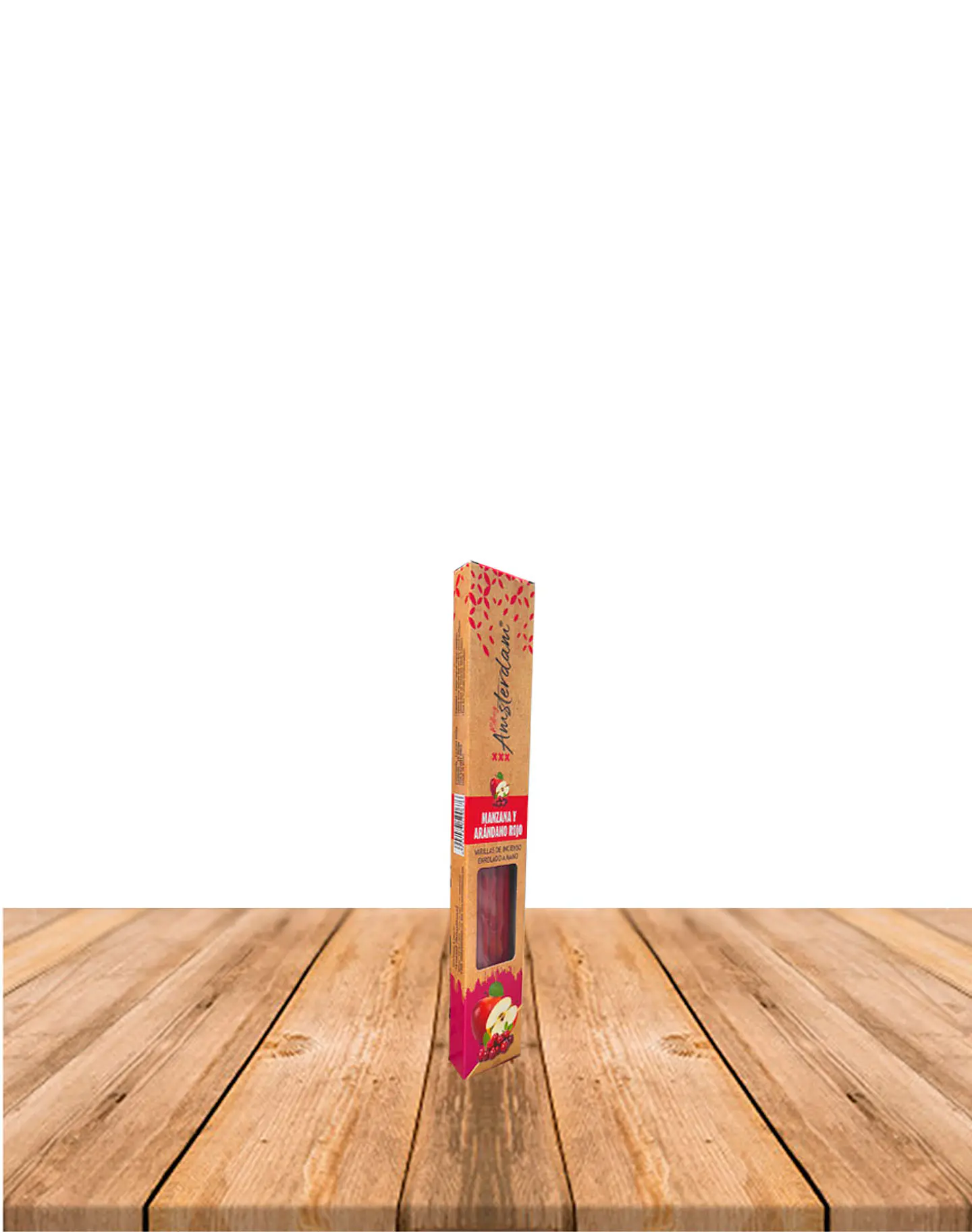 Incienso Jardin Rolling Amsterdam 20 Cm Manzana Arándano Rojo 2