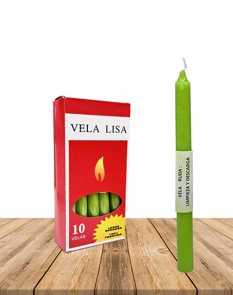 Vela Lisa Esotérica Color Ruda