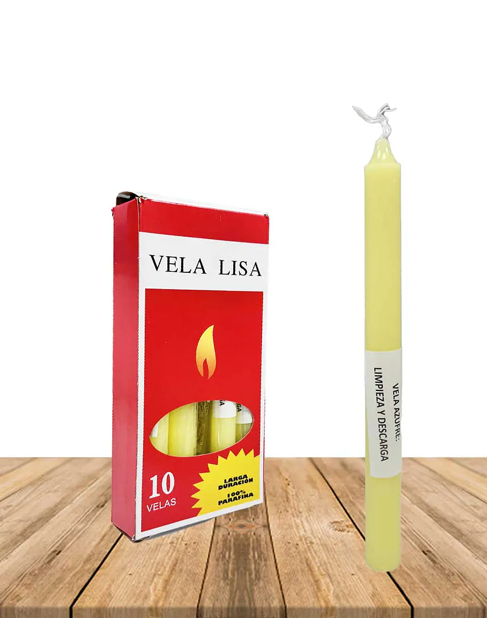 Vela Lisa Esotérica Azufre 1