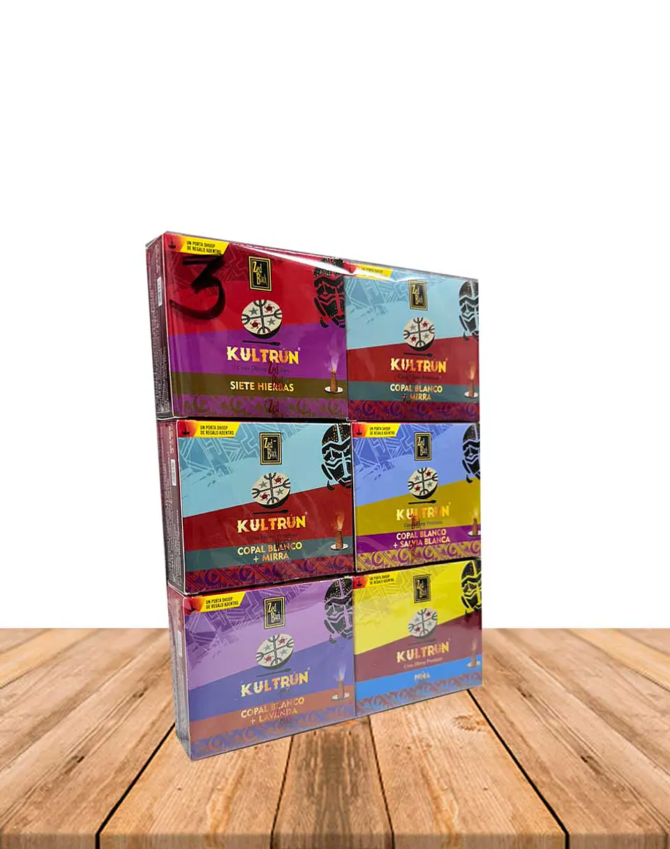 Incienso Kultrun Cono  Pack Aromas Surtidos #3 1