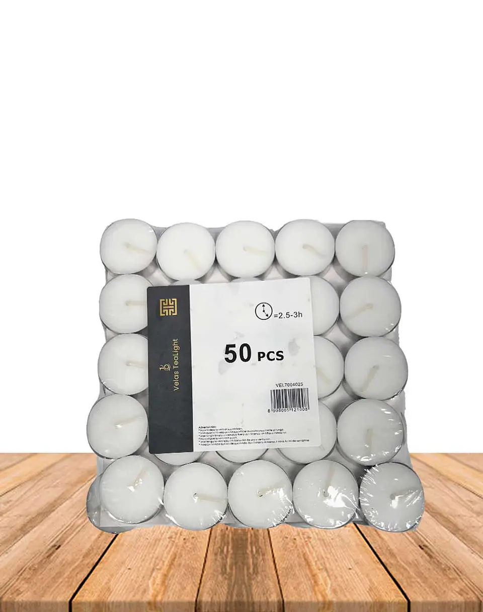 Vela Flotante Te-Light 2,5 a 3 horas- 50 unidades. 1