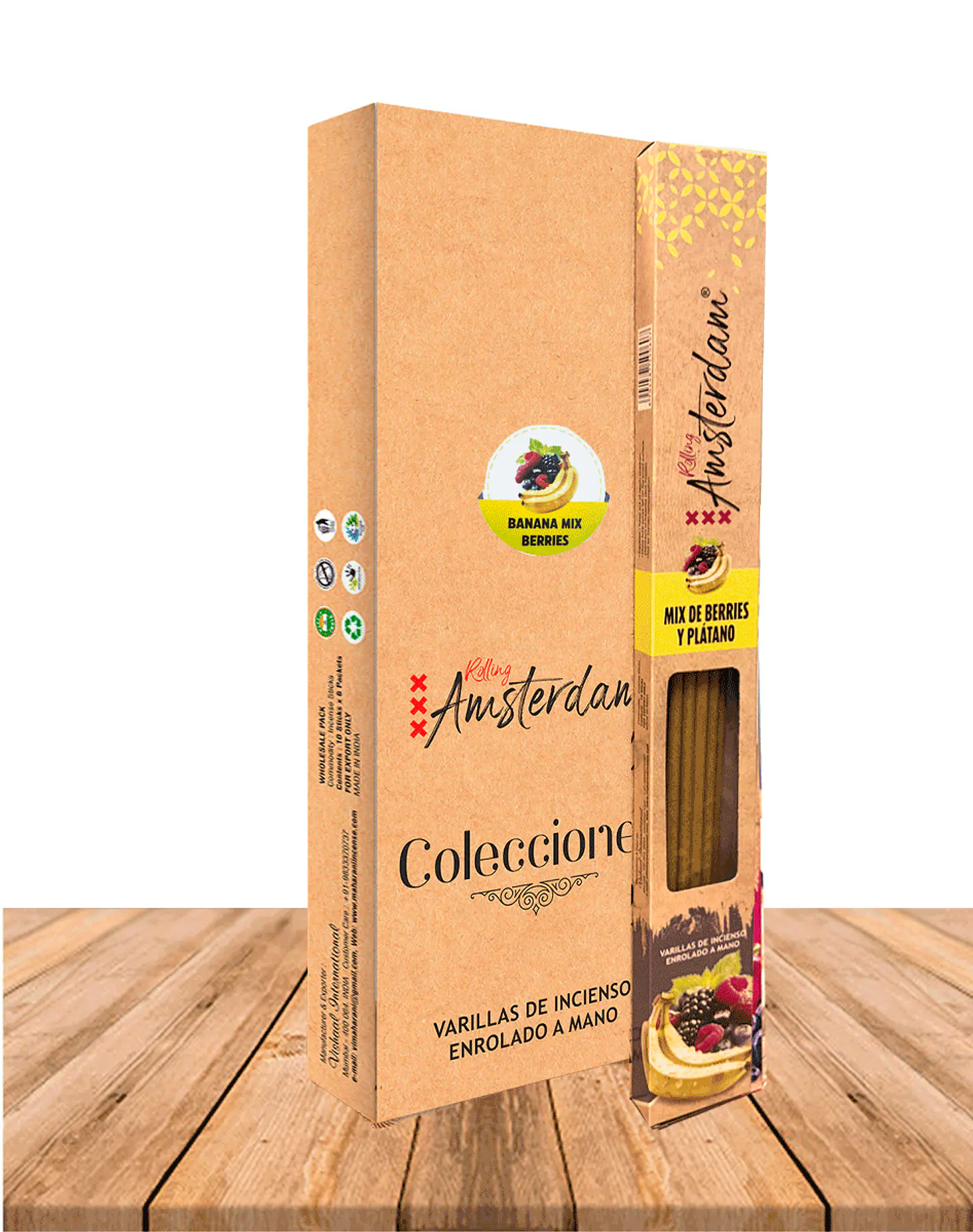 Incienso Jardin Rolling Amsterdam 41 Cm Banana Berries 2