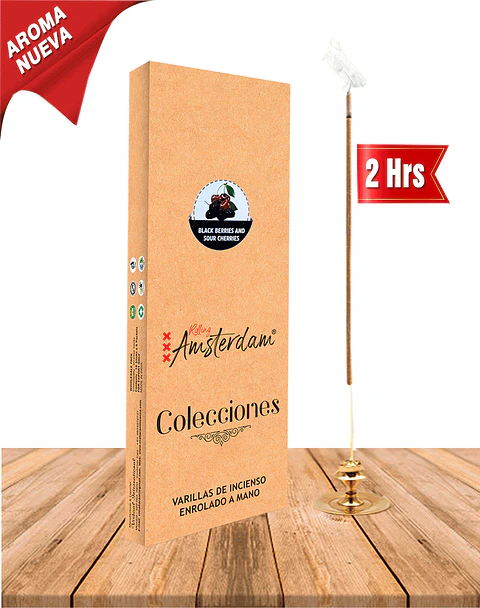 Incienso Jardin Rolling Amsterdam 41 Cm Mora Cereza Sour