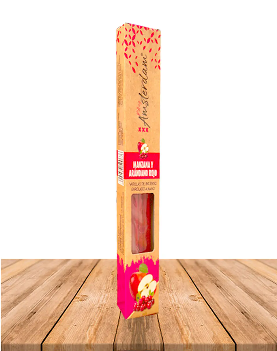 Incienso Jardin Rolling Amsterdam 41 Cm Manzana Arándano Rojo 3
