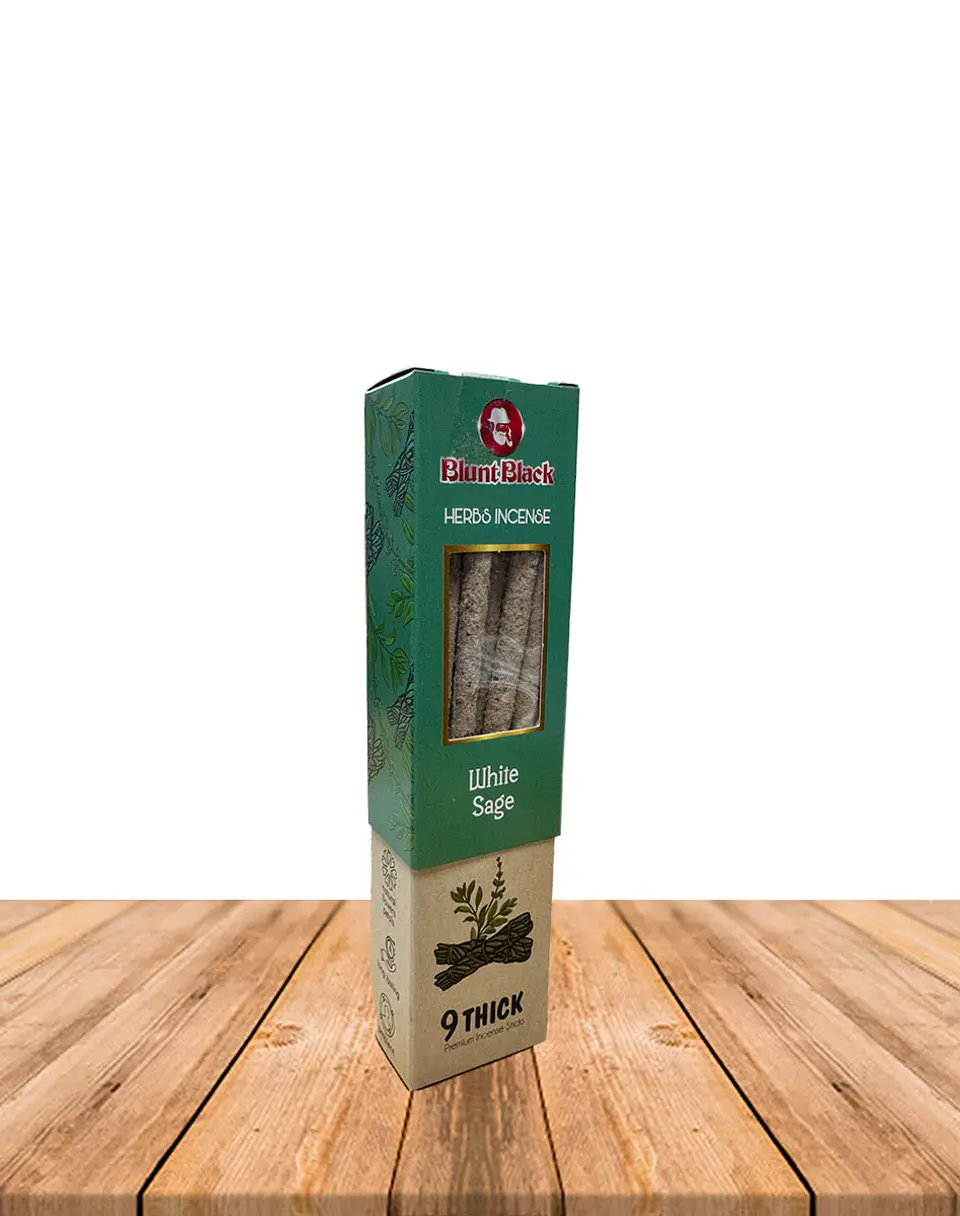 Incienso Blunt Black Herbal Salvia Blanca 4