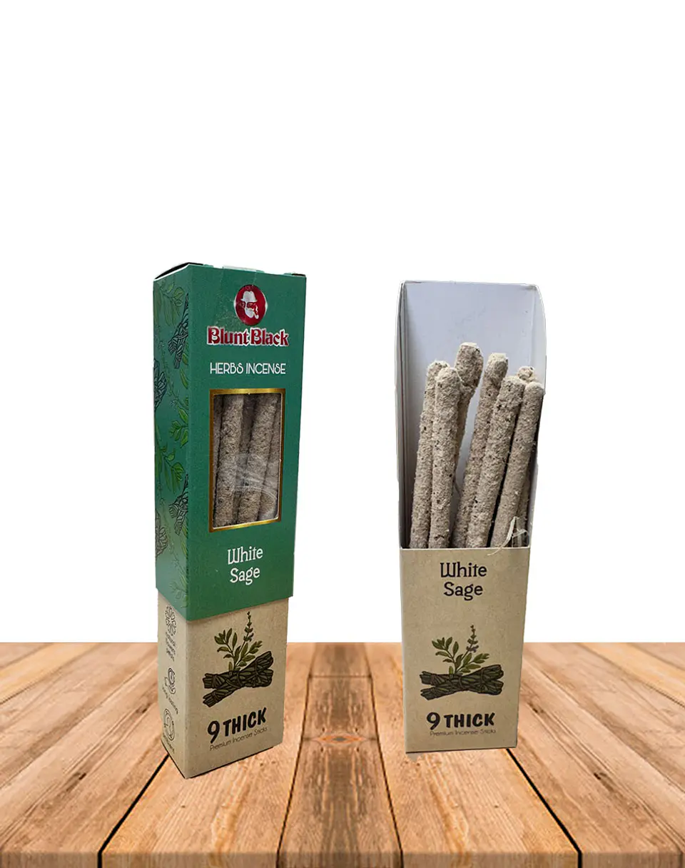 Incienso Blunt Black Herbal Salvia Blanca 1