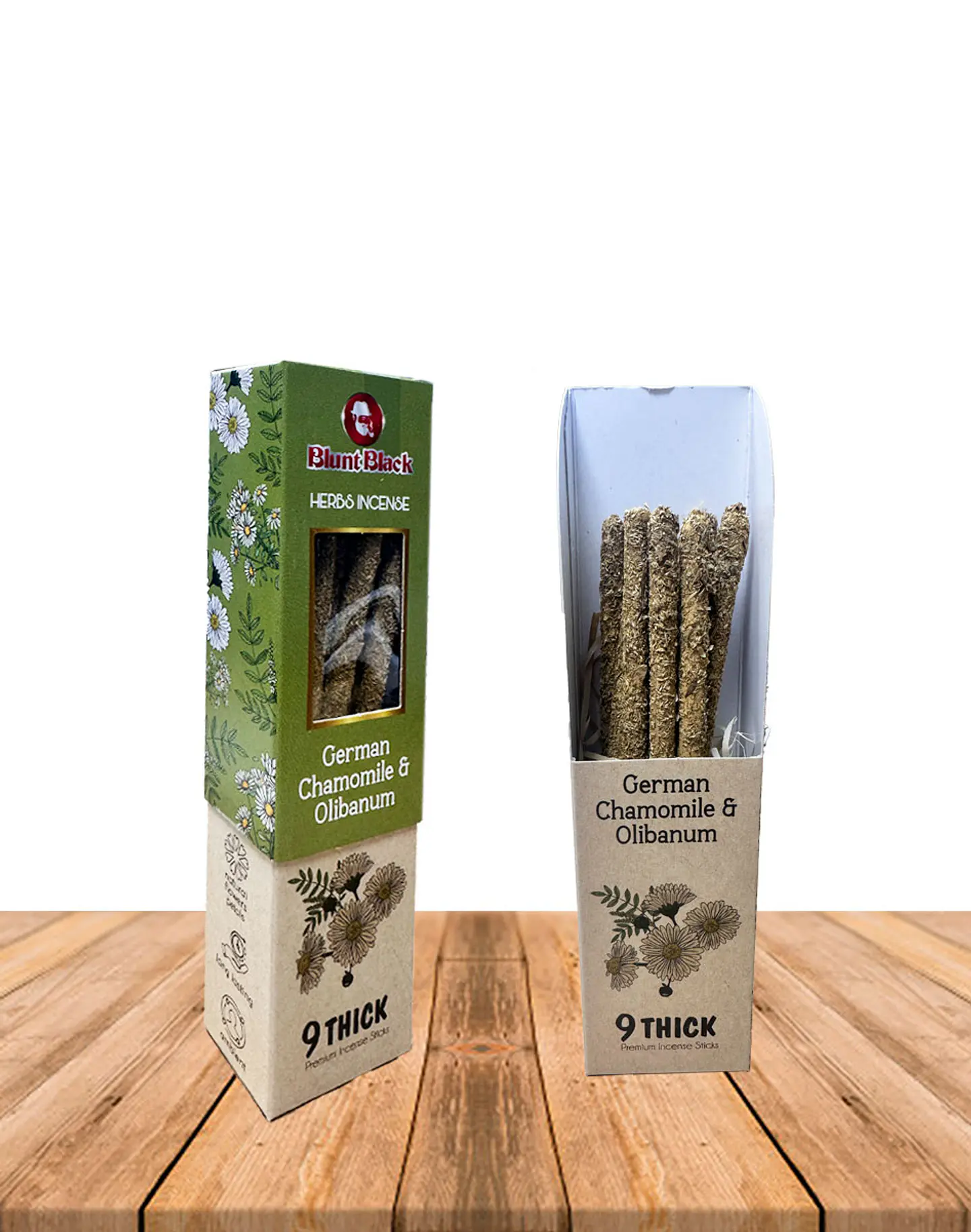 Incienso Blunt Black Herbal Manzanilla Aleman y Olibanum 1