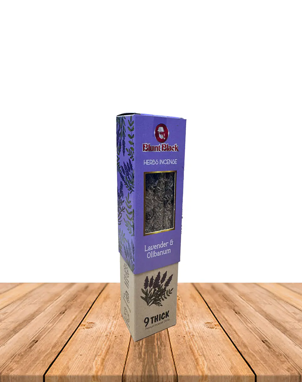Incienso Blunt Black Herbal Lavanda y Olibanum 3