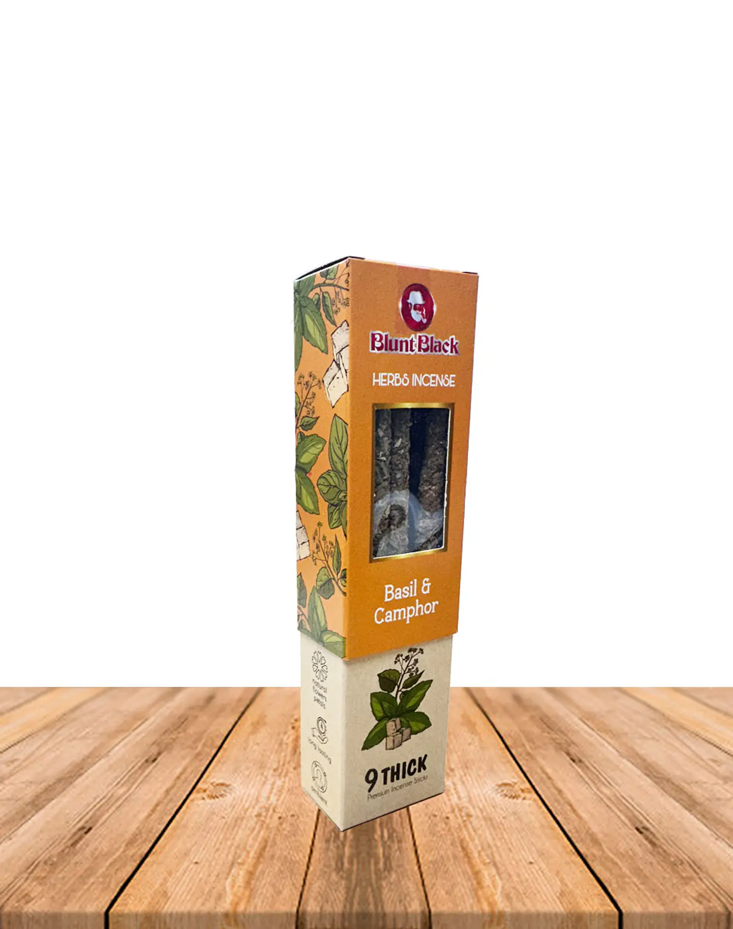 Incienso Blunt Black Herbal Albahaca y Alcanfor 3