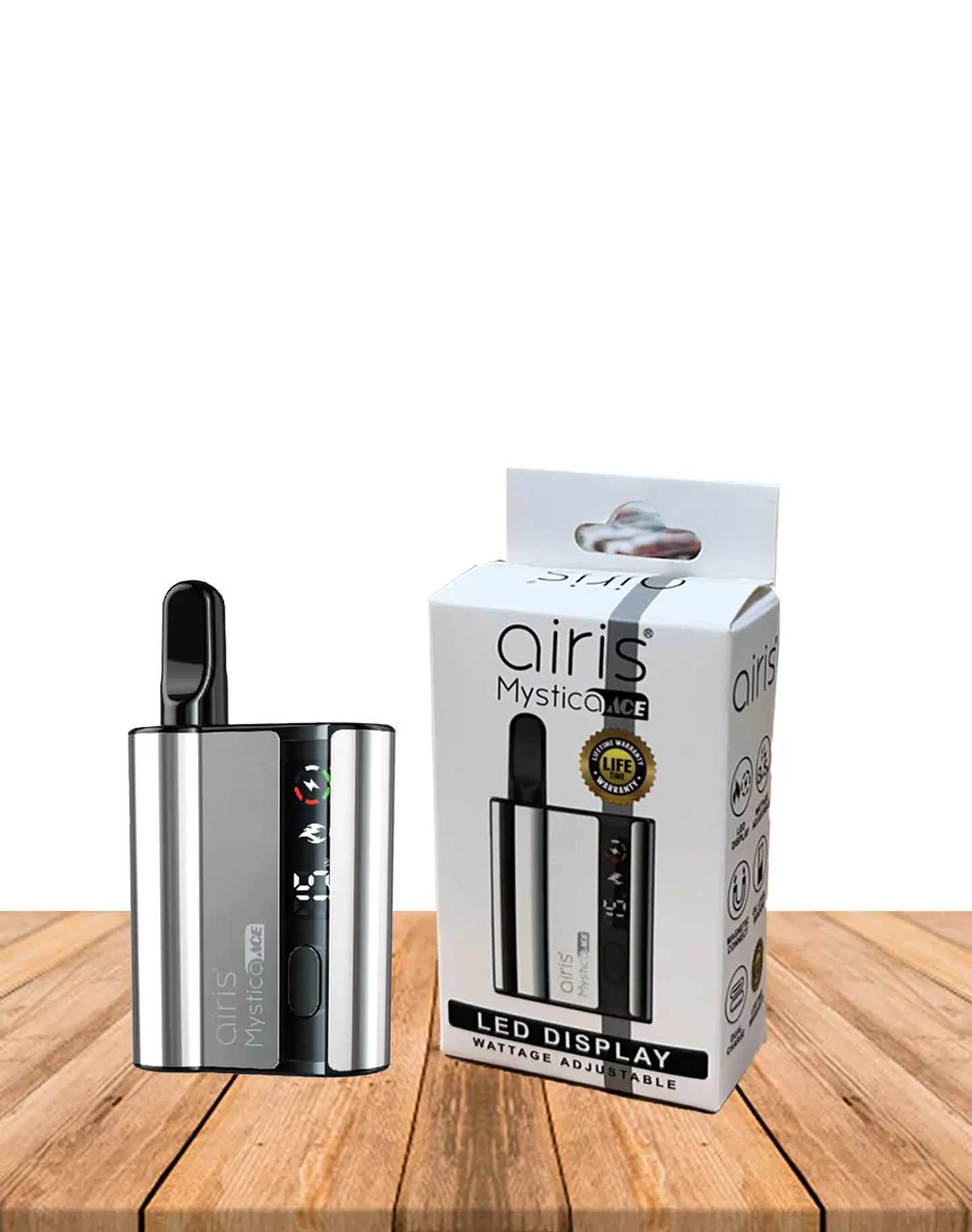  Batería  Vaporizador Airis Mystica Ace- Silk White 1