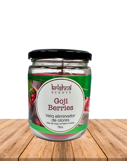 Vela Aromática Eliminador de Olores  Goji Berries