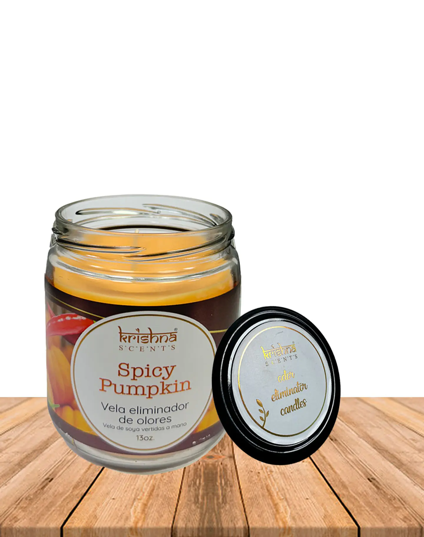 Vela Frasco Eliminador de Olores Spicy Pumpkin 2