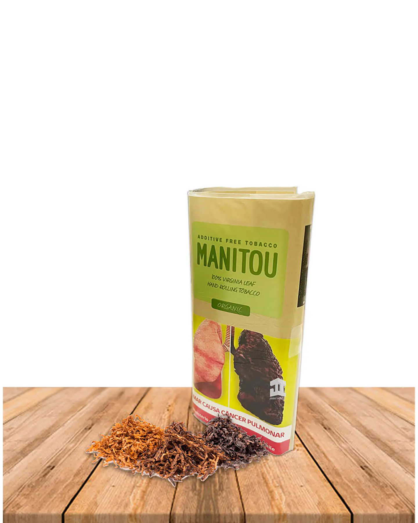Tabaco  Manitou Virginia Organic Sabores 40g    2