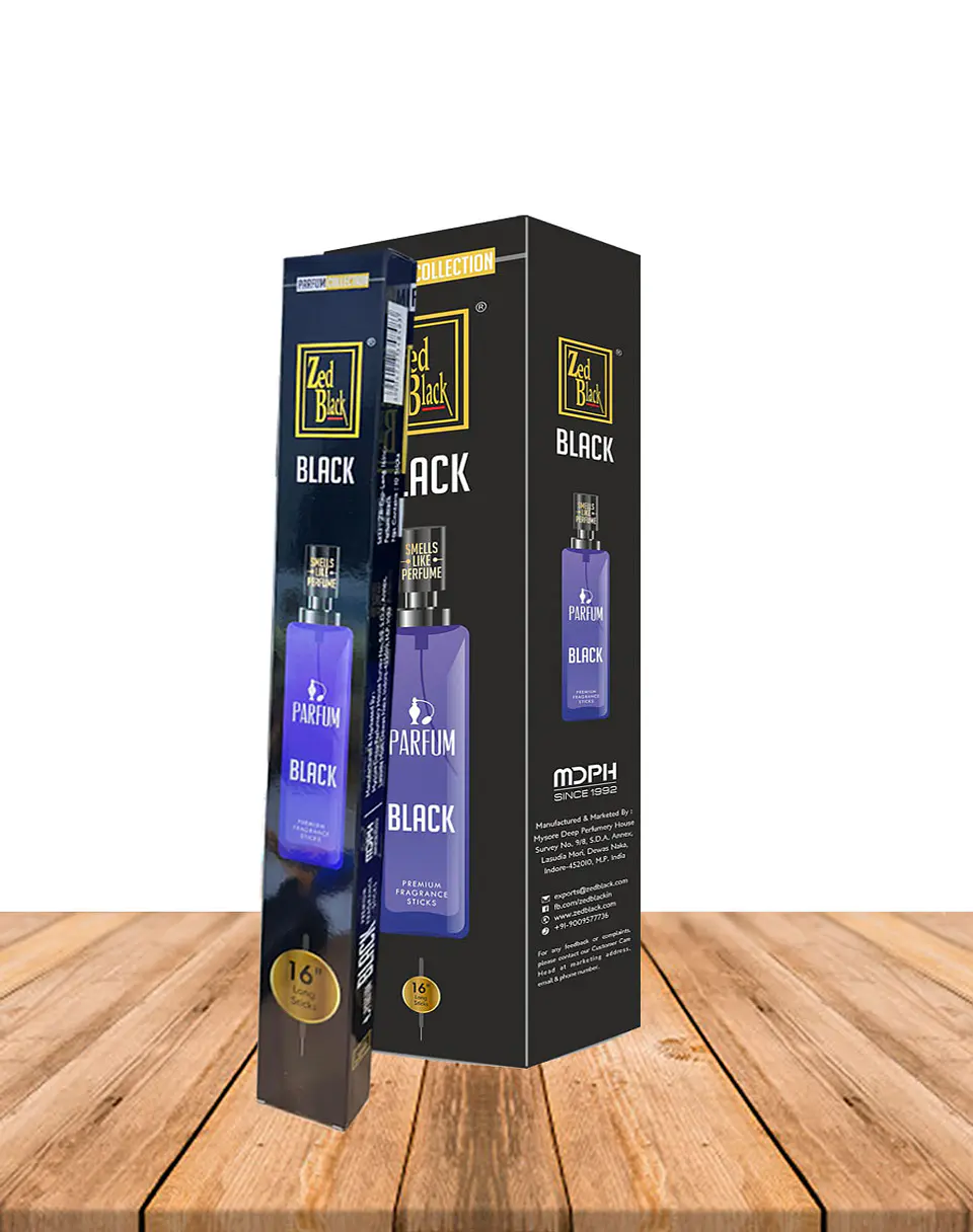 Incienso Zed Black Long 16 