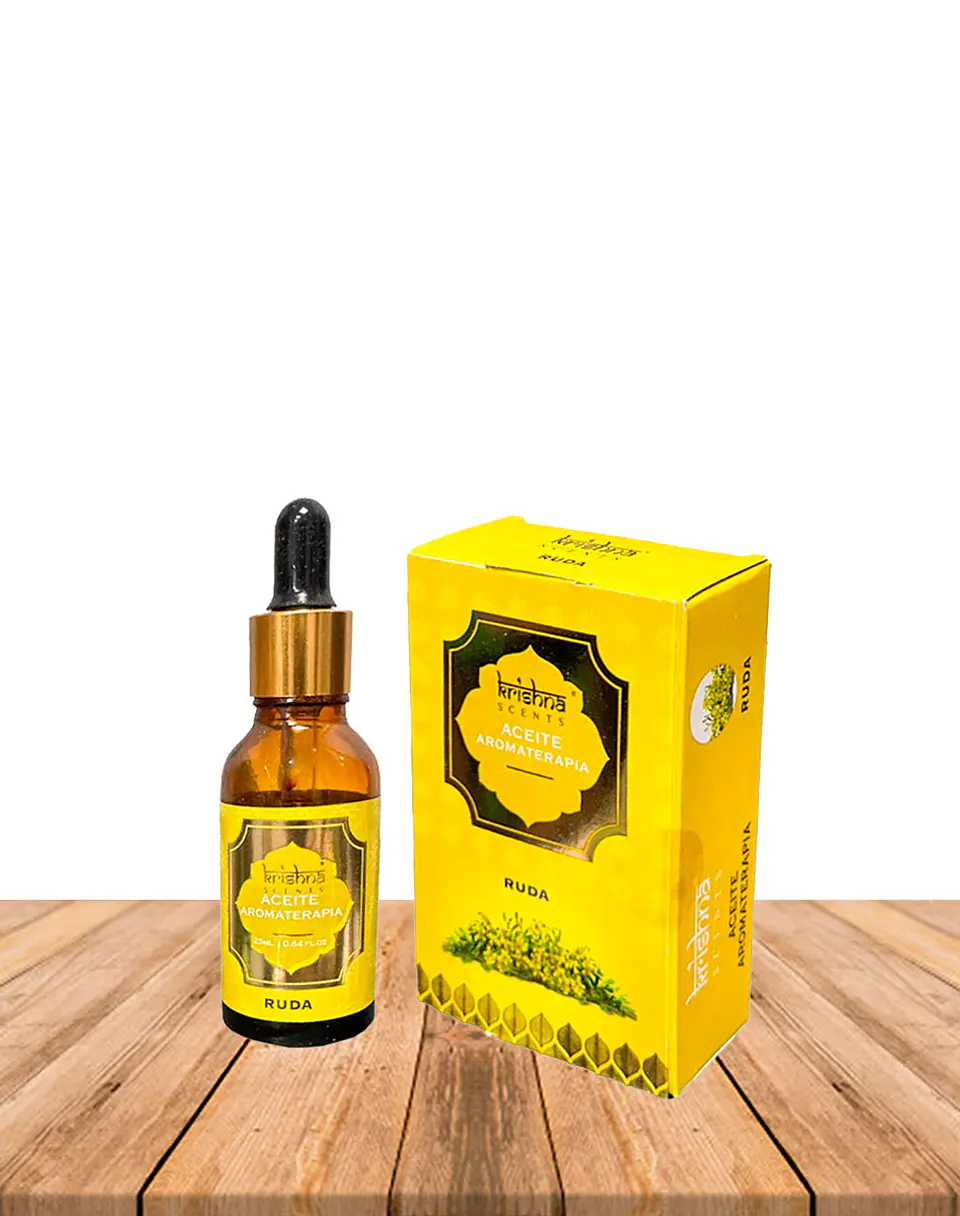 Aceite aromático Krishna 25ml Ruda con gotero. 1