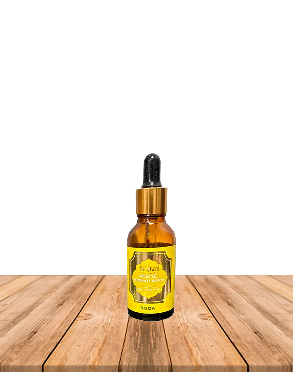 Aceite aromático Krishna 25ml Ruda con gotero. 2