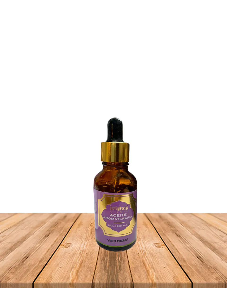 Aceite aromático Krishna 25ml Verbena con gotero. 2