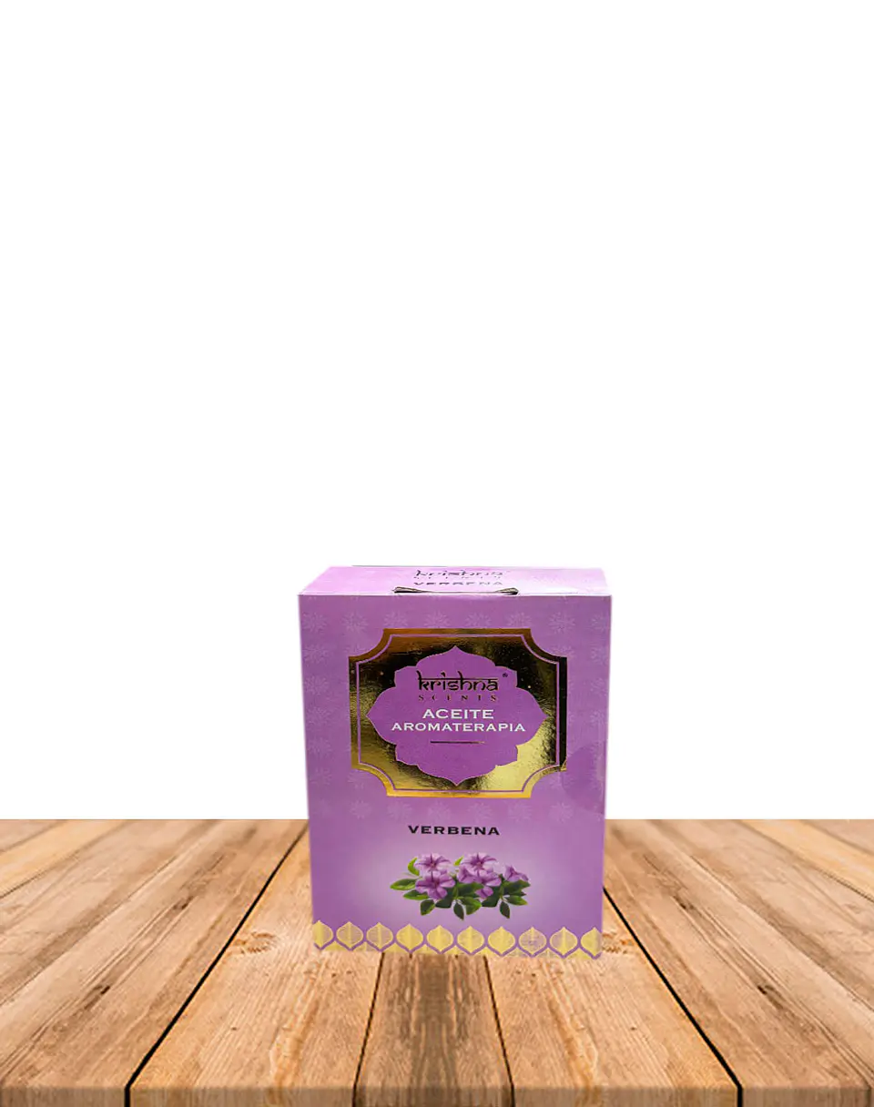 Aceite aromático Krishna 25ml Verbena con gotero. 3
