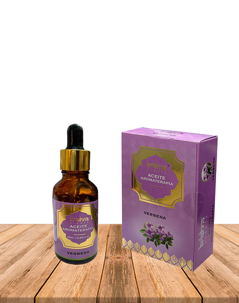 Aceite aromático Krishna 25ml Verbena con gotero.
