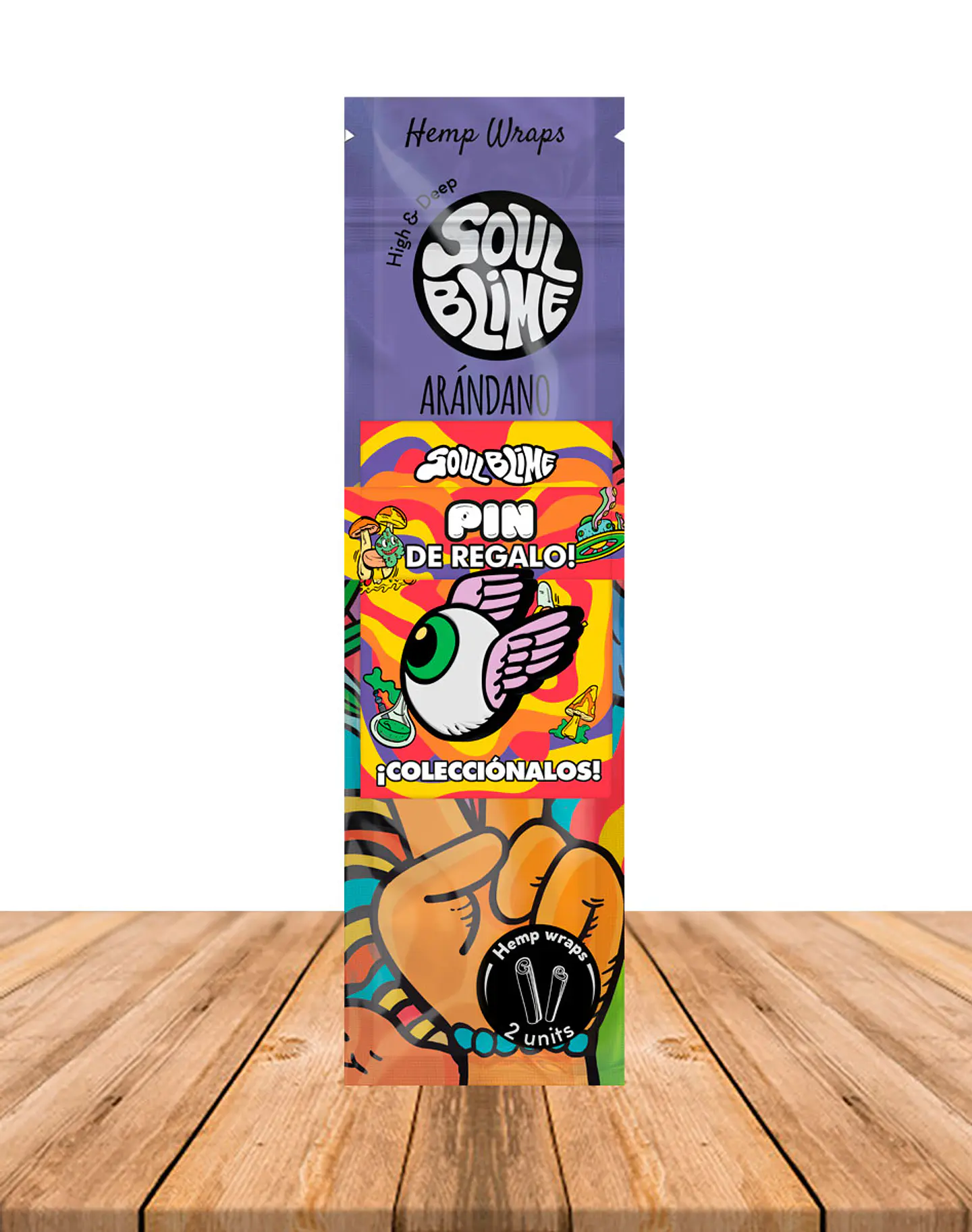 Hemp Wrap Soulblime Arándano 1