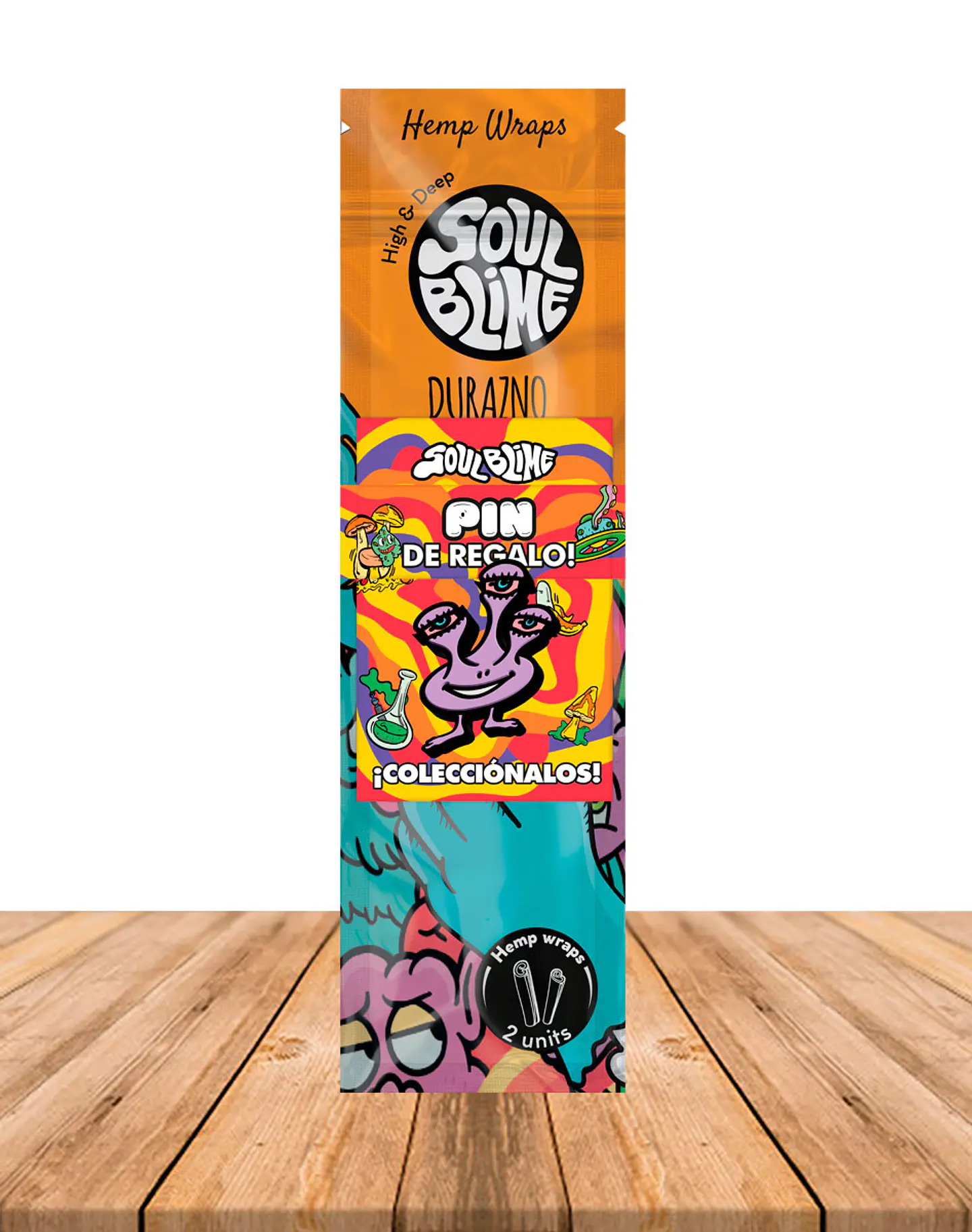 Hemp Wrap Soulblime Durazno 1