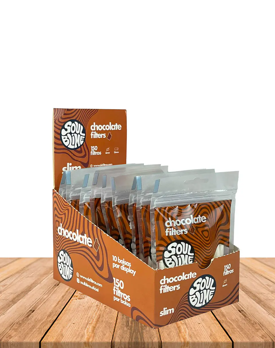 Filtro Soulblime Slim 200 unidades con sabor Chocolate 2