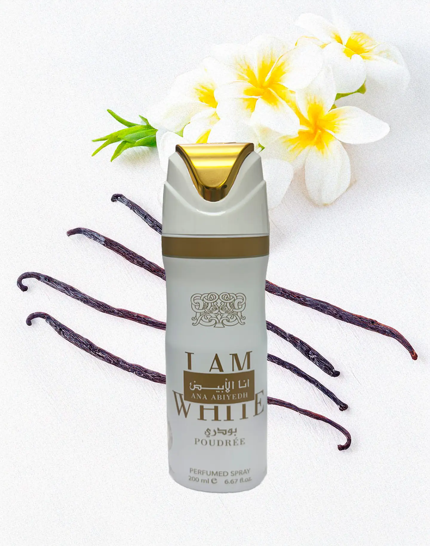 Desodorante Lataffa I Am White Poudrée 200 ml 2