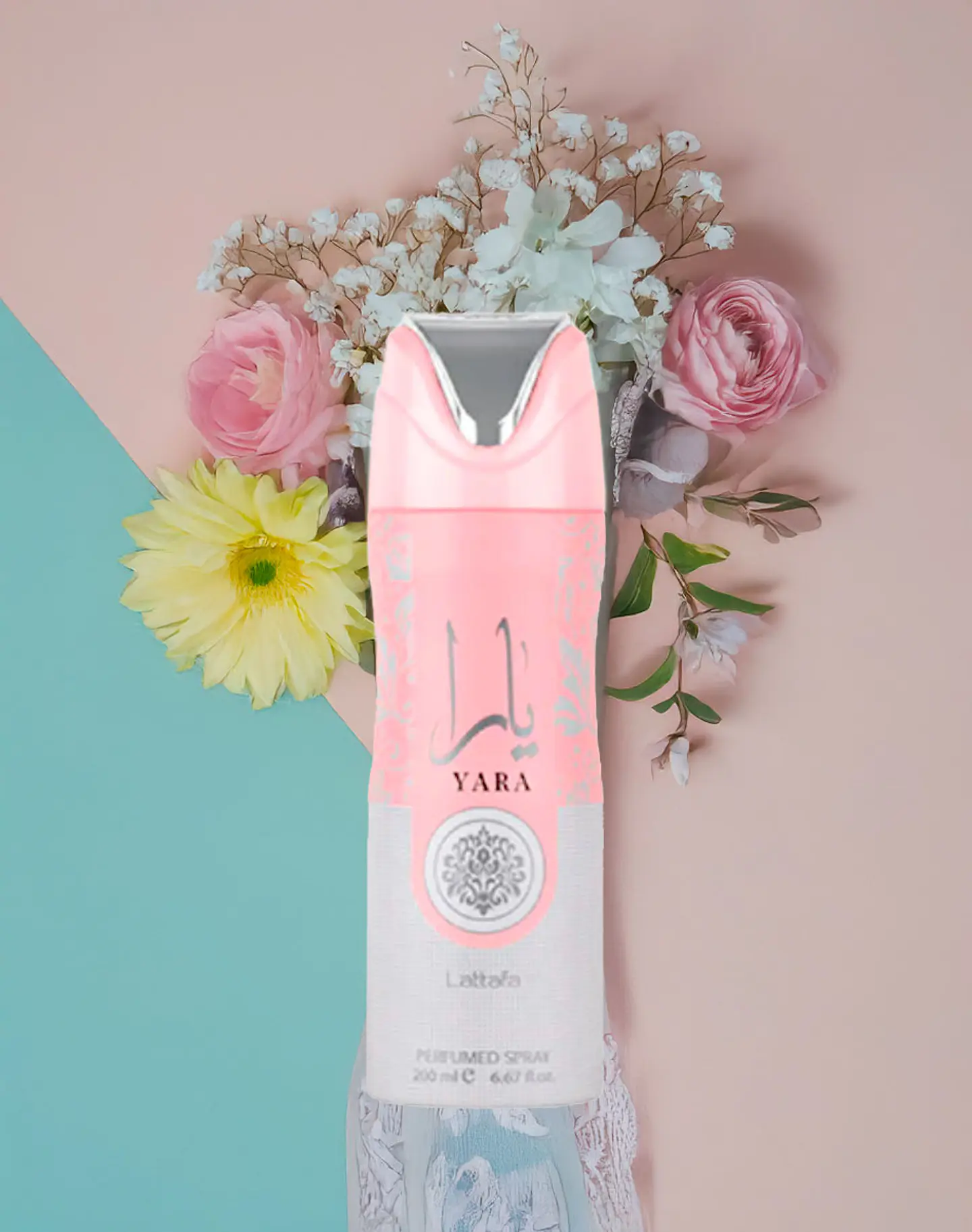 Desodorante Lataffa Yara Rosa 200 ml 2