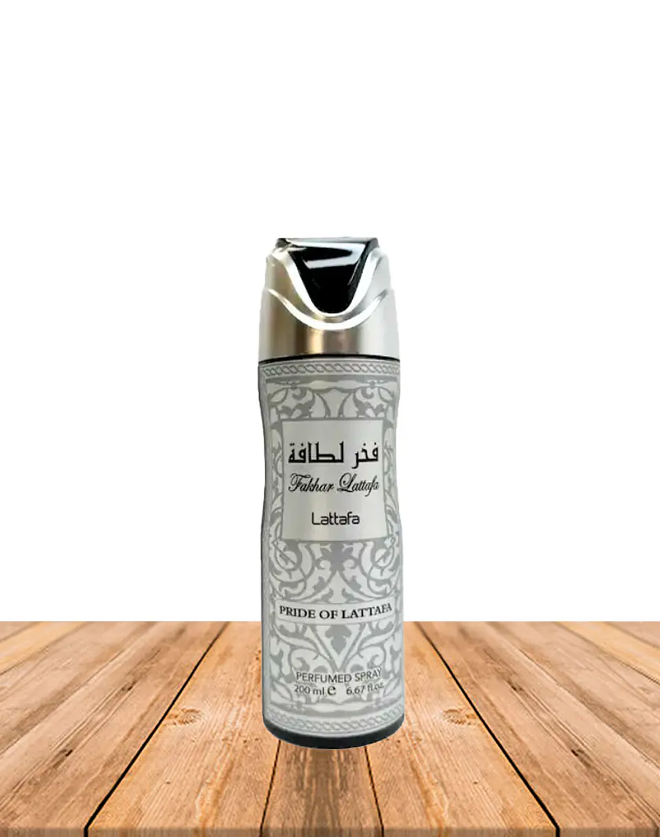 Desodorante Lataffa Fakhar Silver  200 ml 1